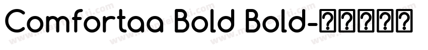 Comfortaa Bold Bold字体转换